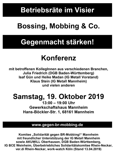 2019 10 19 BR MOBBING Betriebsraete im Visier