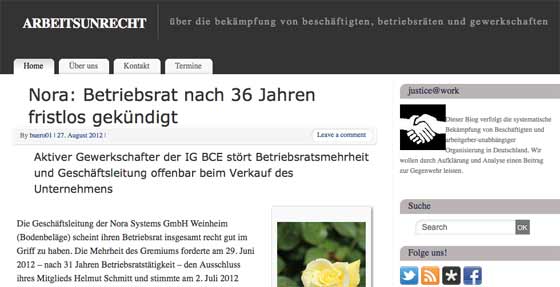 Homepage: Arbeitsunrecht